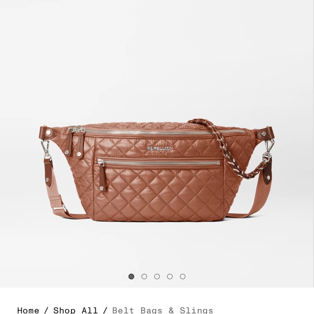 MZ Wallace Terracotta  Crosby  Sling Bag